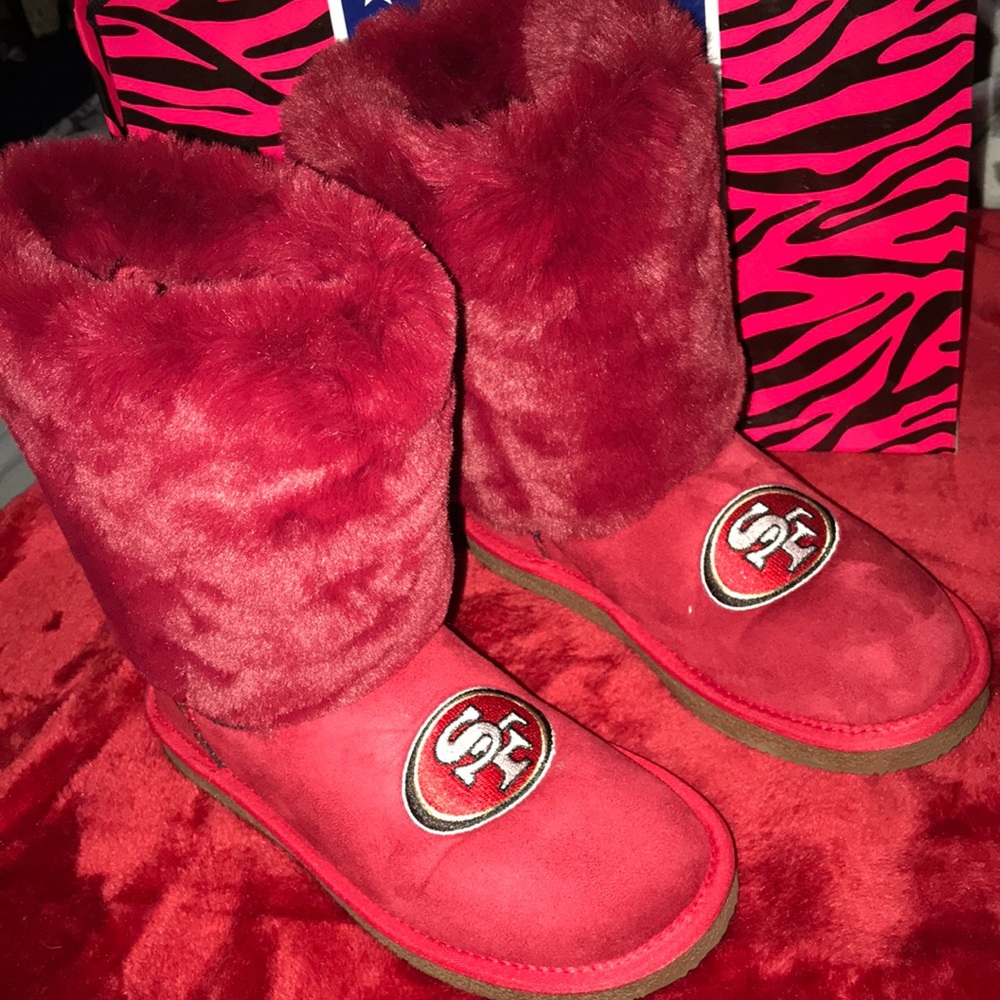 San Francisco 49er boots
